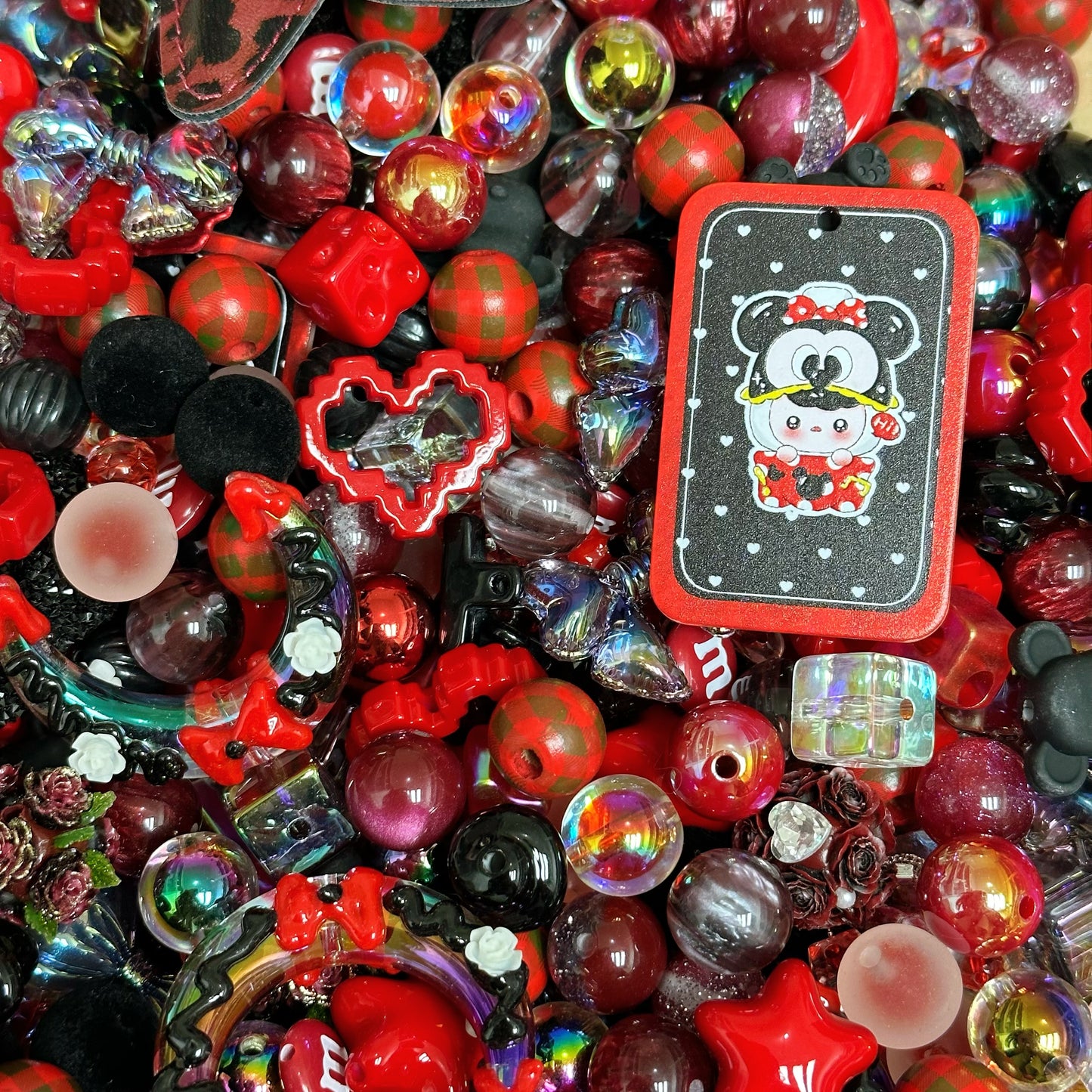 Acrylic beads – Knight & Rose for beadable pens, keychains, phone chains