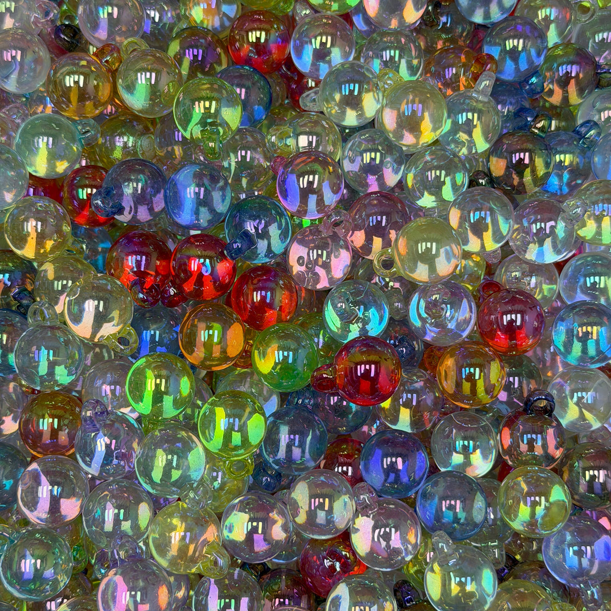 (BOGO)Acrylic beads-Aurora Bubble Beads(for phone chains, beadable pens, keychains)