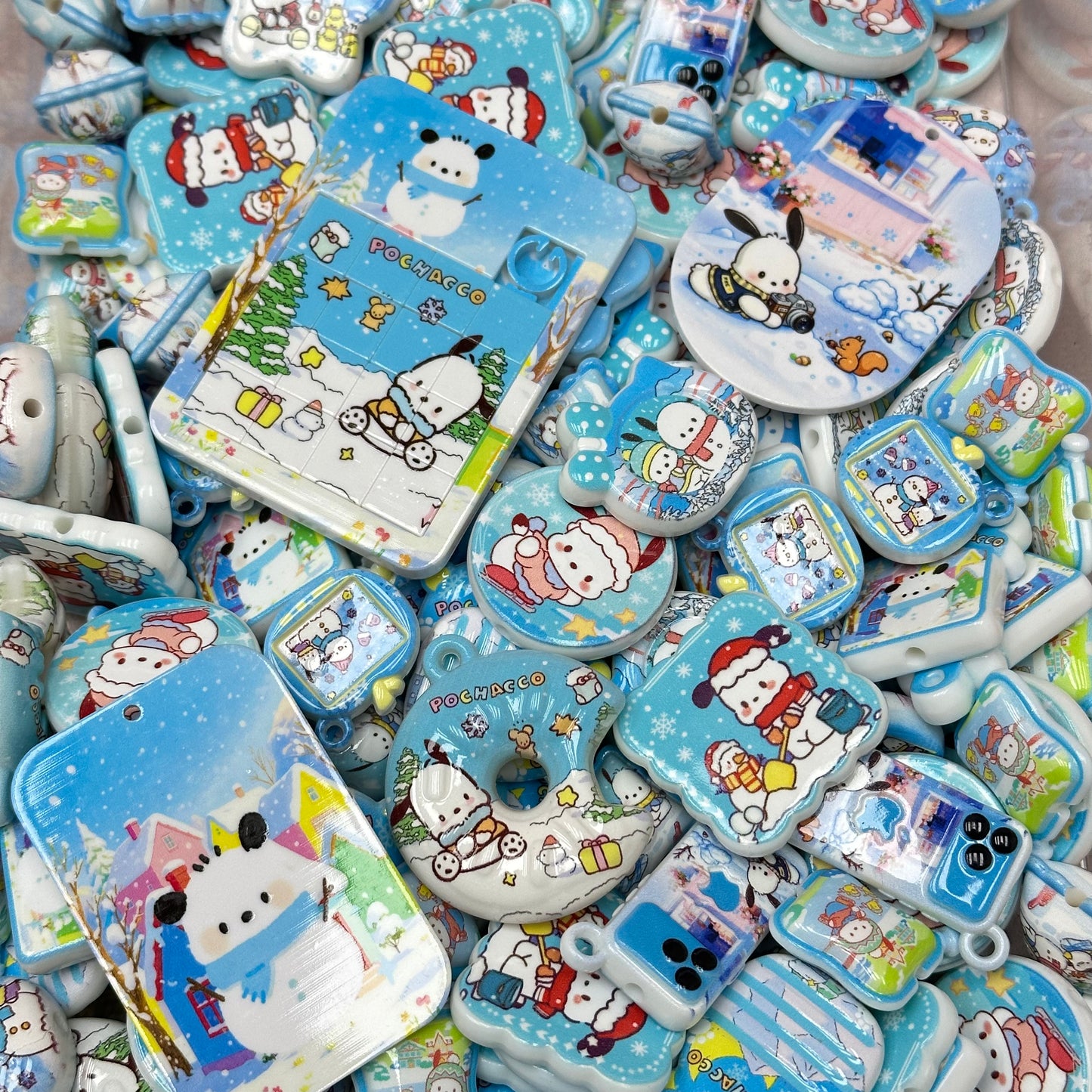Acrylic beads – Pachacco for beadable pens, keychains, phone chains