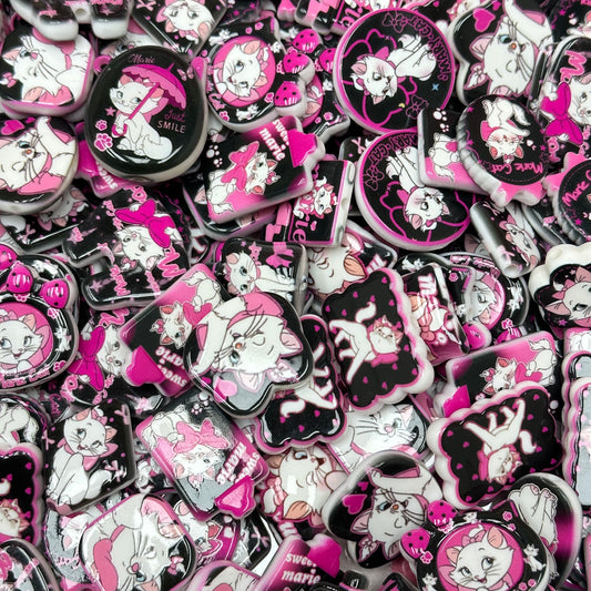Acrylic beads-Marie Cat (for phone chains, beadable pens, keychains)