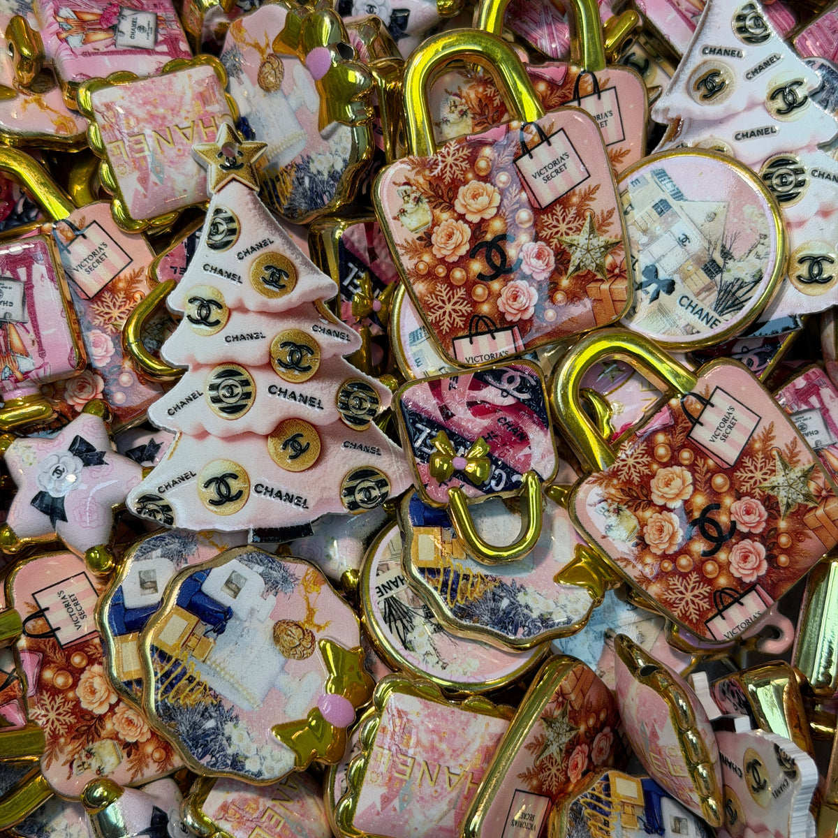 Acrylic beads-Flower Tree CC(for phone chains, beadable pens, keychains)