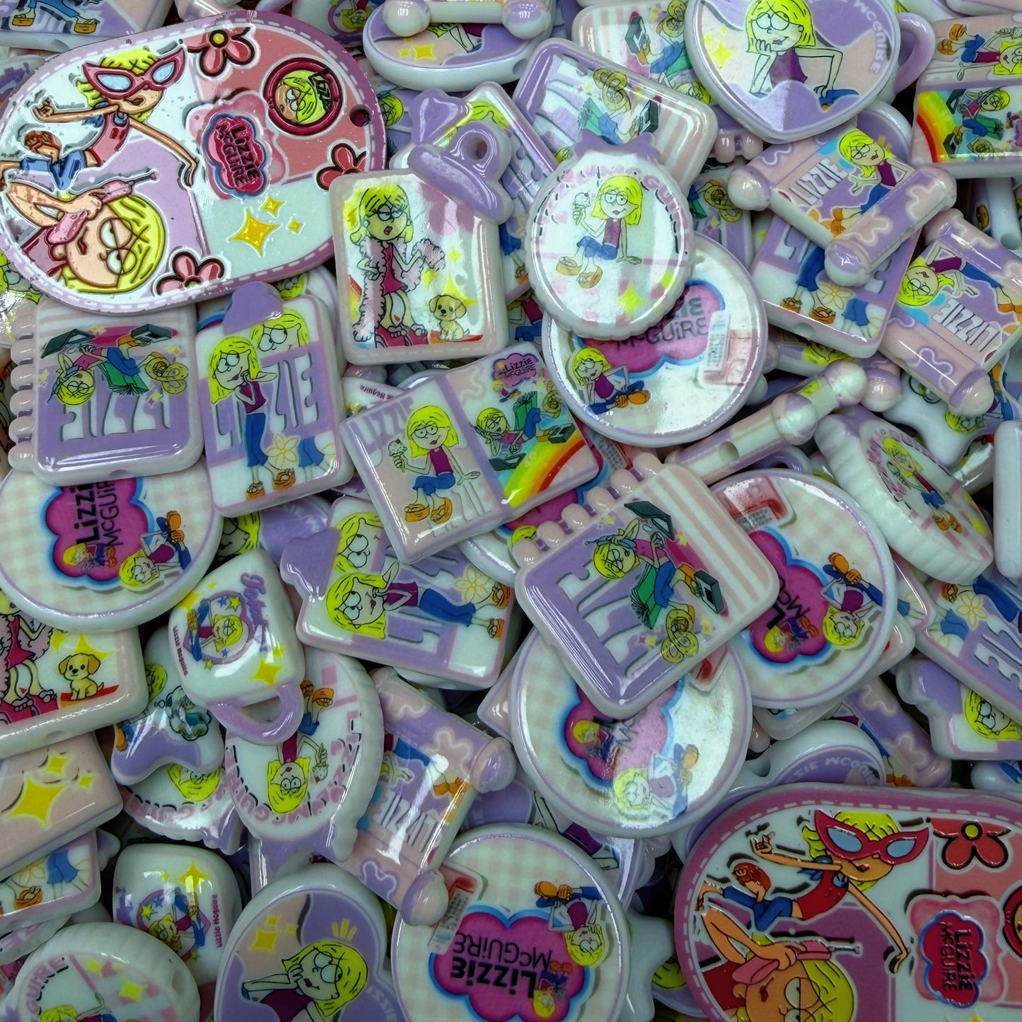 Acrylic beads-Lizzie(for phone chains, beadable pens, keychains)