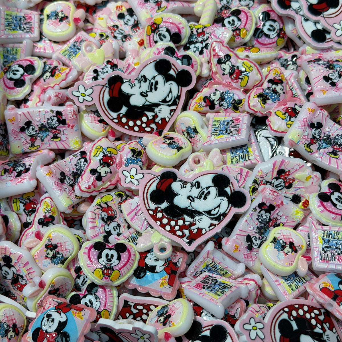 Acrylic beads- Mickey Mouse 2.0(for phone chains, beadable pens, keychains)