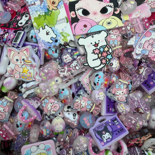 Acrylic beads-Sanrio 2.0(for phone chains, beadable pens, keychains)