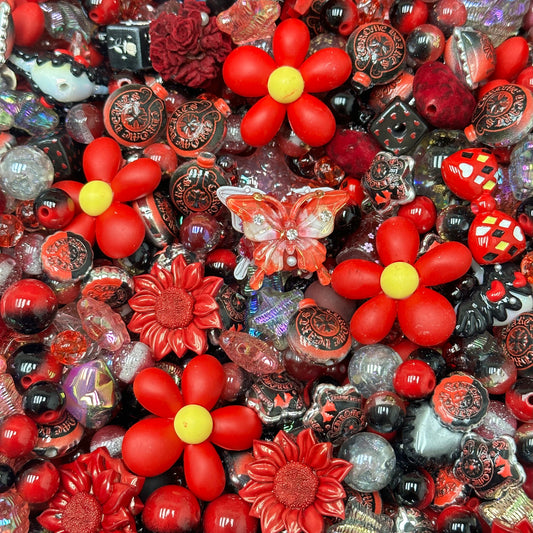 Acrylic beads-Vampire Diaries(for phone chains, beadable pens, keychains)