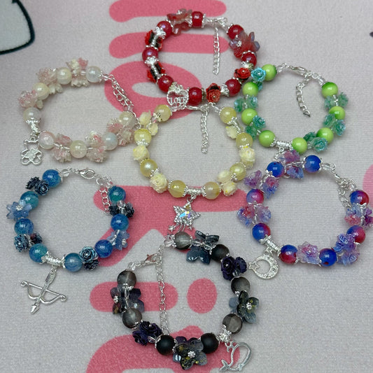 Glass Design Bracelet Lucky Game