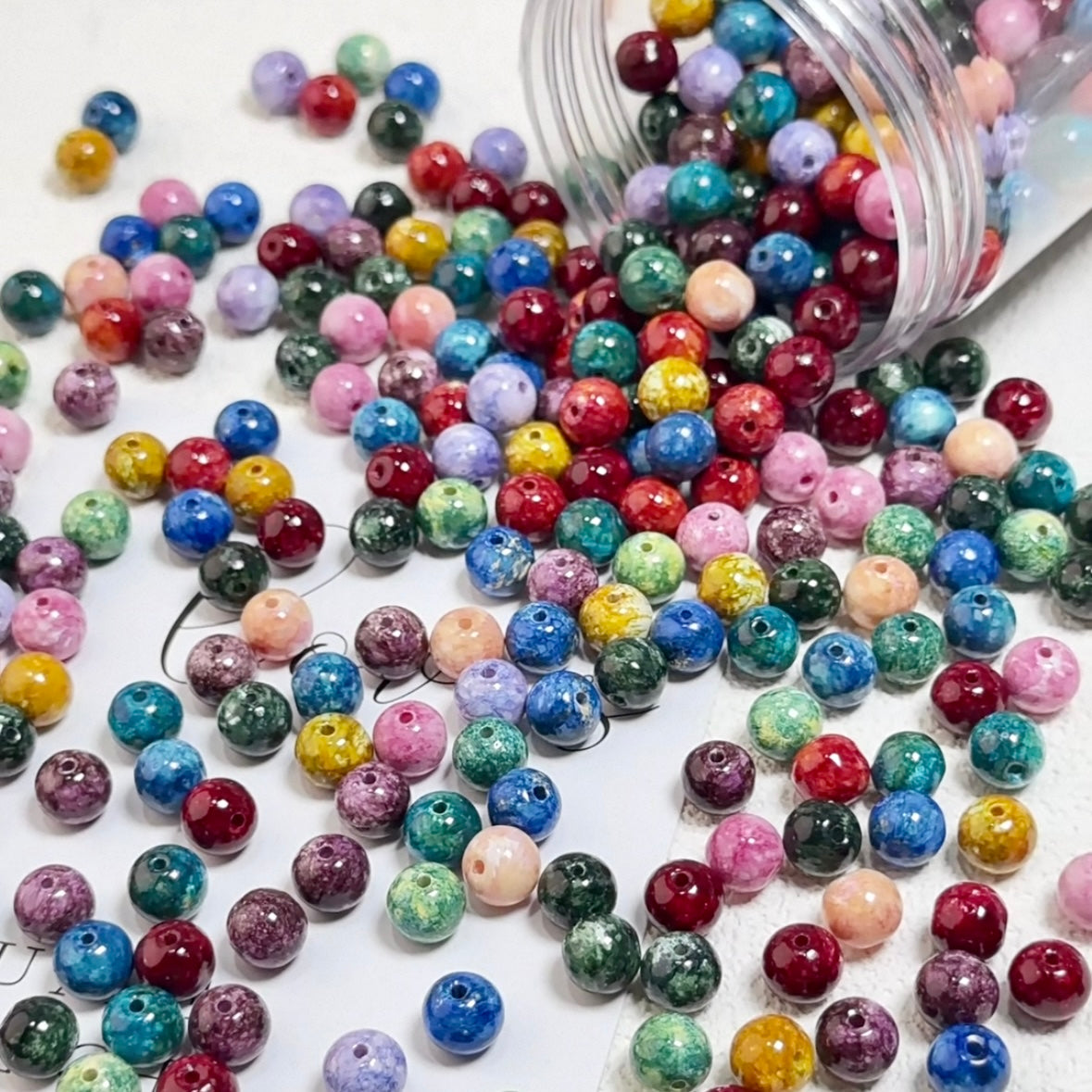 Oil Painting Glass Beads Lucky Game（Lucky Bag）