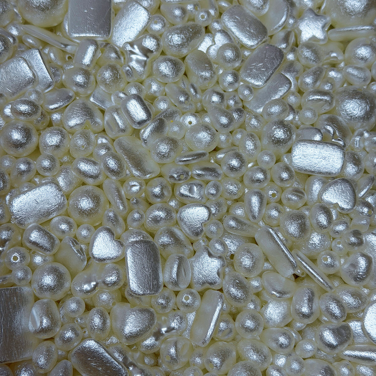 (BOGO) Acrylic beads-Pearl Shell Frost (for phone chains, beadable pens, keychains)