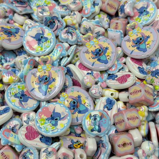 Acrylic beads – Stitch for beadable pens, keychains, phone chains
