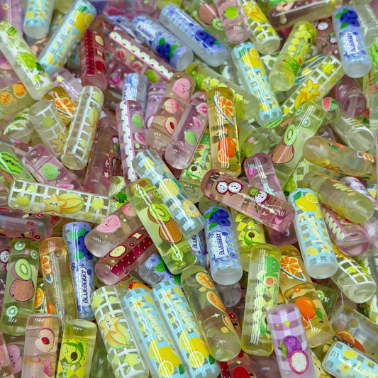 Acrylic beads-Fruit Disc(for phone chains, beadable pens, keychains)
