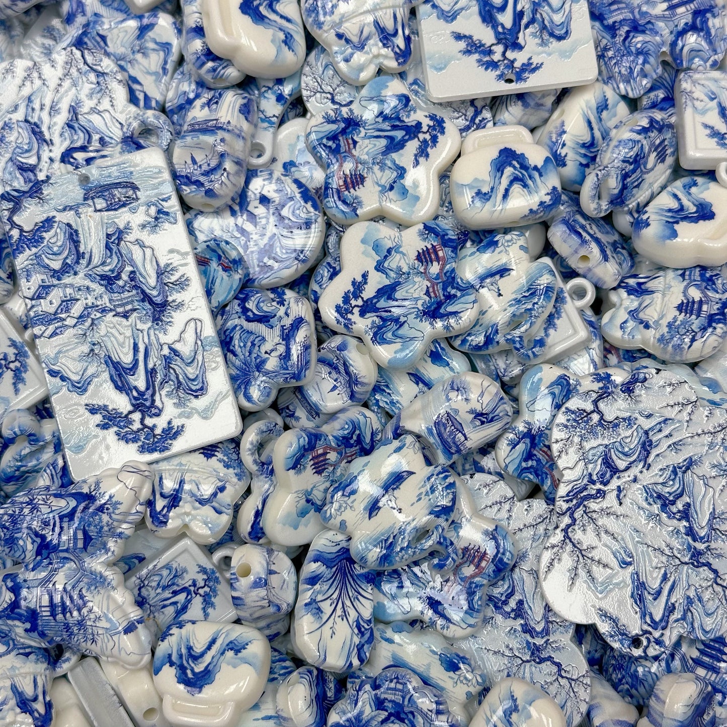 Acrylic beads-Chinese Style (for phone chains, beadable pens, keychains)
