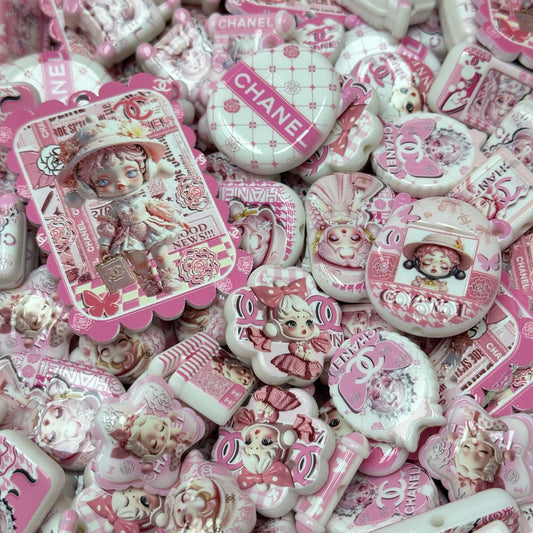 Acrylic beads-CC Sp (for phone chains, beadable pens, keychains)