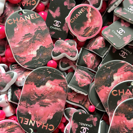 Acrylic beads-CCMountain (for phone chains, beadable pens, keychains)