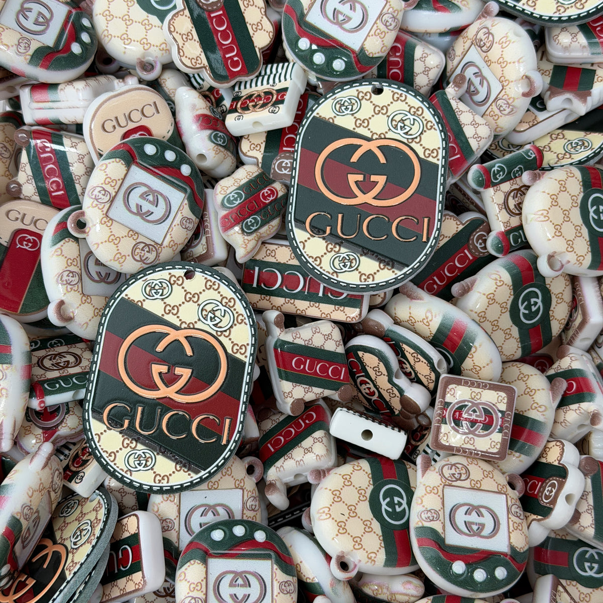 Acrylic beads-GG-Inspired(for phone chains, beadable pens, keychains)