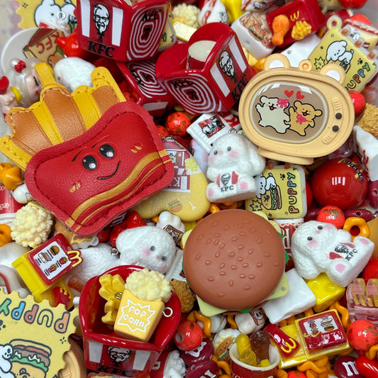 Acrylic beads-Crazy KFC (for beadable pens, keychains, phone chains)