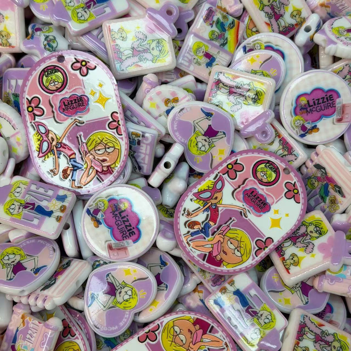 （BOGO）Acrylic beads-Lizzie(for phone chains, beadable pens, keychains)