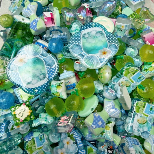 Acrylic beads-Ice Soda(for phone chains, beadable pens, keychains)