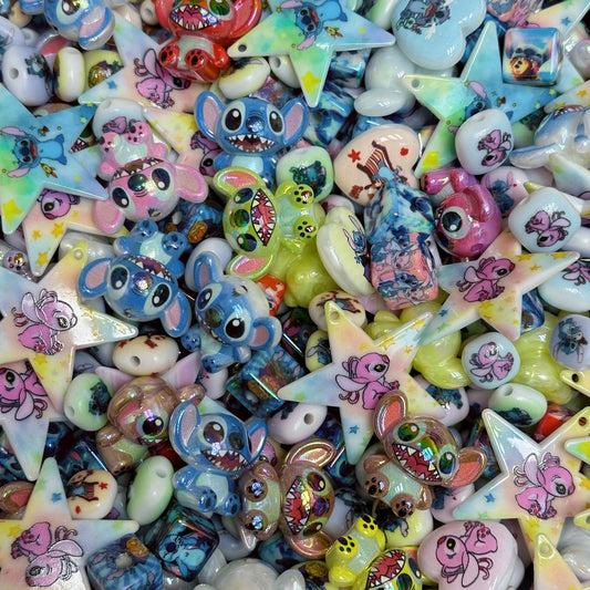 Acrylic beads-Stitchy (for phone chains, beadable pens, keychains)