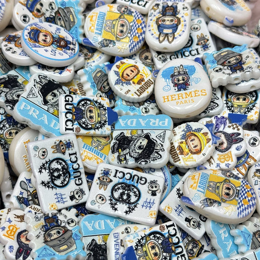 Acrylic beads – Bubu for beadable pens, keychains, phone chains