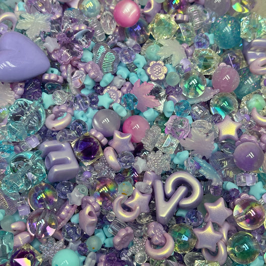 Acrylic beads – Aurora Pop for beadable pens, keychains, phone chains