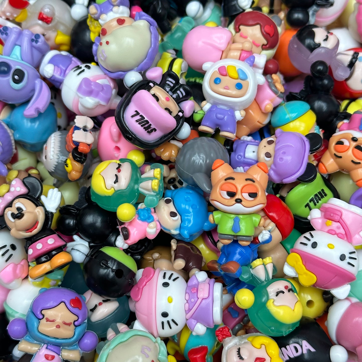 Acrylic beads- IP mix (for keychains,beadable pens,  phone chains)