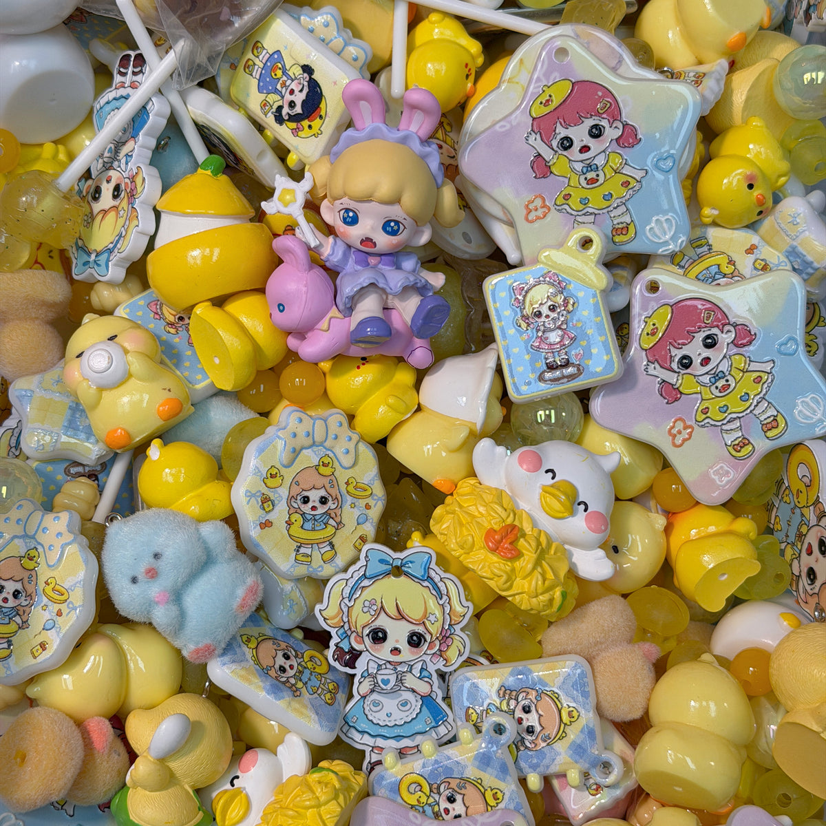 Acrylic beads-Cute Girl (for phone chains, beadable pens, keychains)