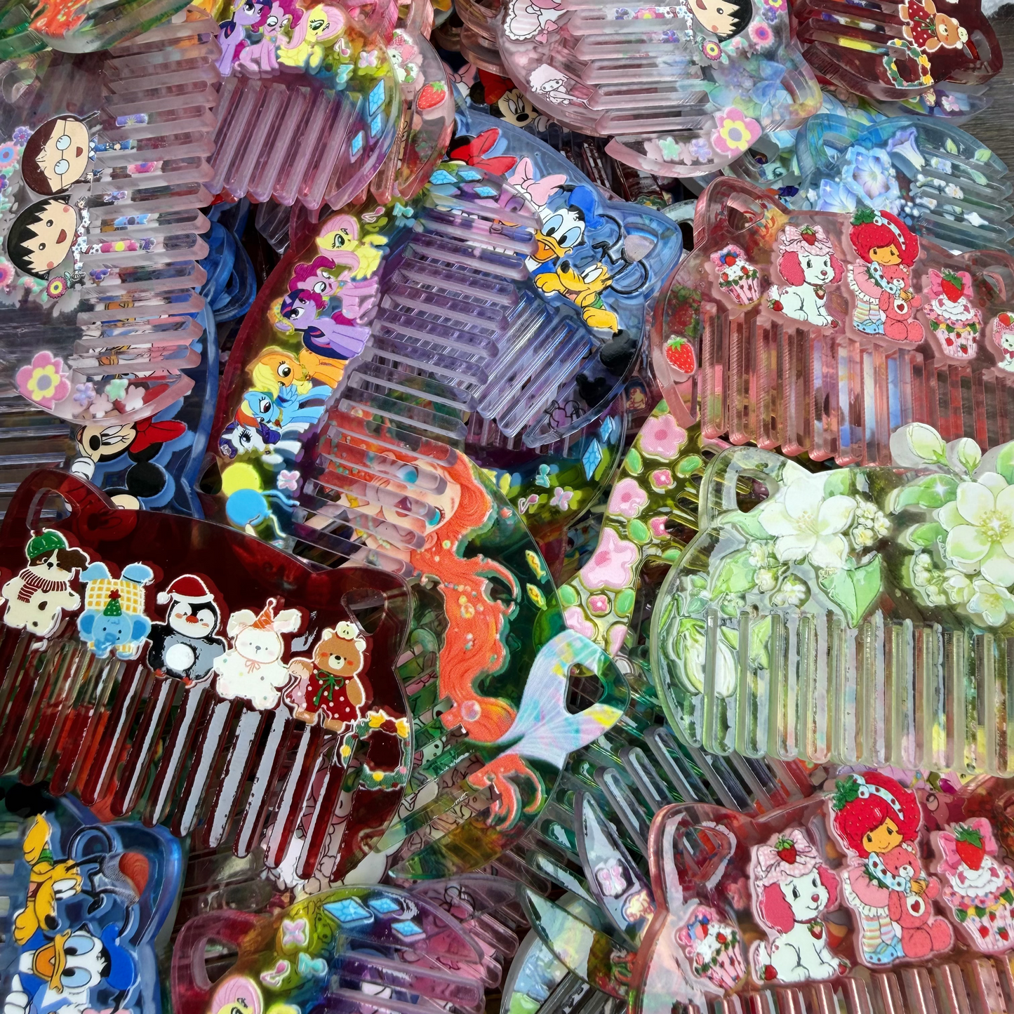 Acrylic beads-Sweet Comb(for phone chains, beadable pens, keychains)