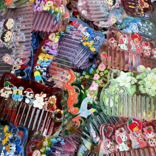 Acrylic beads-Sweet Comb(for phone chains, beadable pens, keychains)