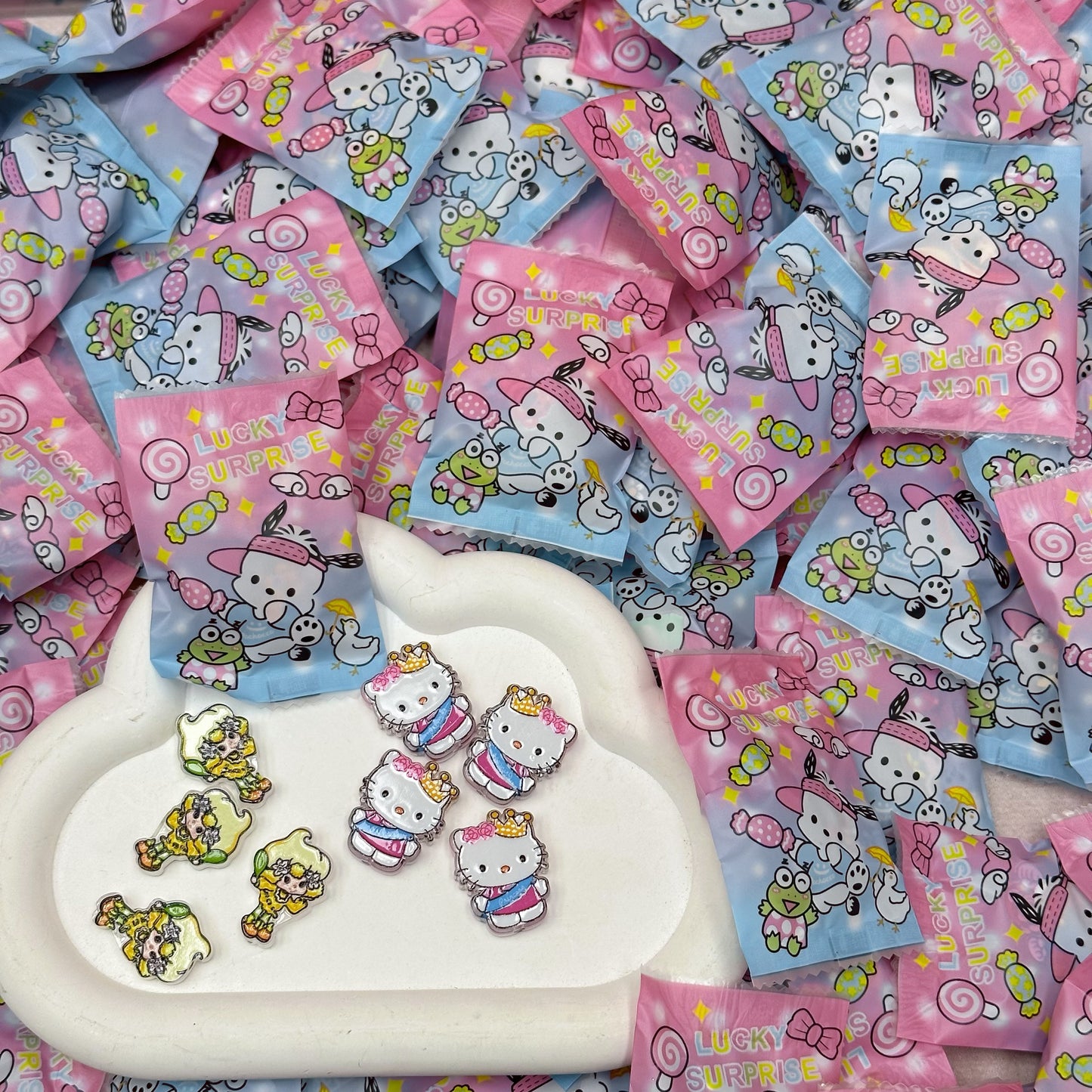 Acrylic Focal Beads Lucky Game