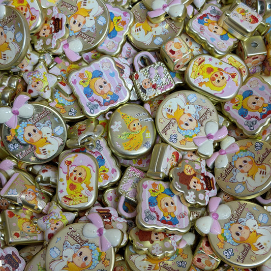 Acrylic beads- Golden Twinkle(for phone chains, beadable pens, keychains)