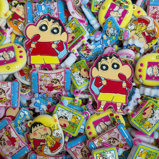 Acrylic beads-Shinchan(for phone chains, beadable pens, keychains)