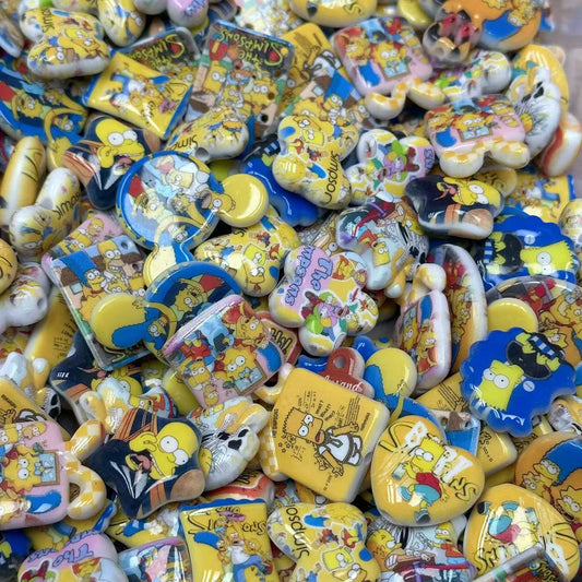 Acrylic beads – The Simpsons for beadable pens, keychains, phone chains