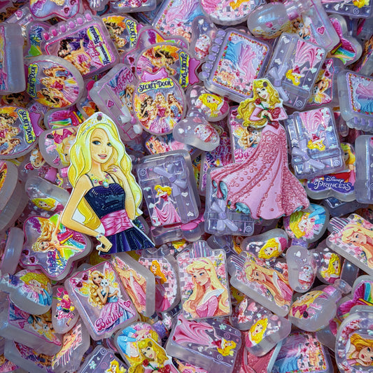 Acrylic beads-Yellow Girl(for phone chains, beadable pens, keychains)
